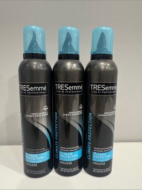 X3 TRESemme Climate Protection Mousse, 10.5oz, ALL HAIR TYPES, Fights Humidity
